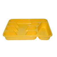 Лоток для столових приборів Lamela 335x260x45 мм, жовтий