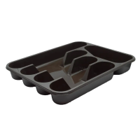 Лоток для столовых приборов Lamela 335x260x45 мм, мокко