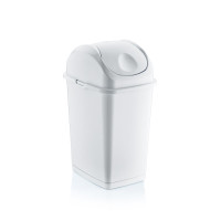 Відро для сміття Dunya Plastik 9401, біле (5 л)