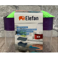 Дозатор для рідкого миючого з мочалкою ELF SOLO (фіолетовий)