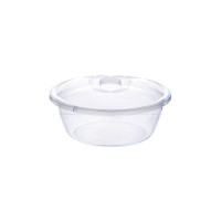 Круглая прозрачная миска с крышкой Starplast (4.5 л)