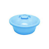 Кругла кольорова миска з кришкою миска Starplast (7 л)